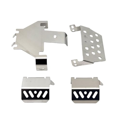 KUENCE Metal Upgraded Replacement Chassis Armor RC Car Parts Fit for WLtoys 104006 104010 104020 104026 Remote Control Car Accessories von KUENCE