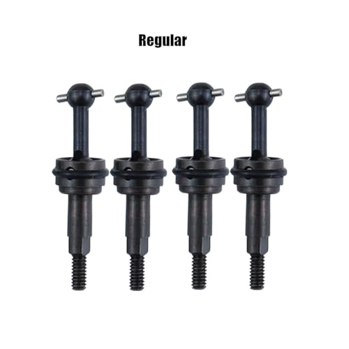 KUENCE Metall CVD 2 mm verlängertes Universalgelenkwellengetriebe for Mini-Q Wltoys K969 K979 K989 P929-20 1/28 RC Car Upgrade-Teile(B Black) von KUENCE