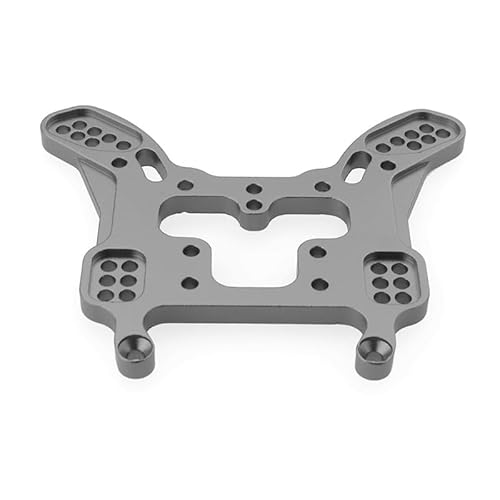 KUENCE Metall -Heck -Stoßstockturm 8219 for 1/8 Zd Rennen 08421 08425 08427 08428 9020 9072 9116 9203 Rc Auto -Upgrade -Teile(Grey) von KUENCE