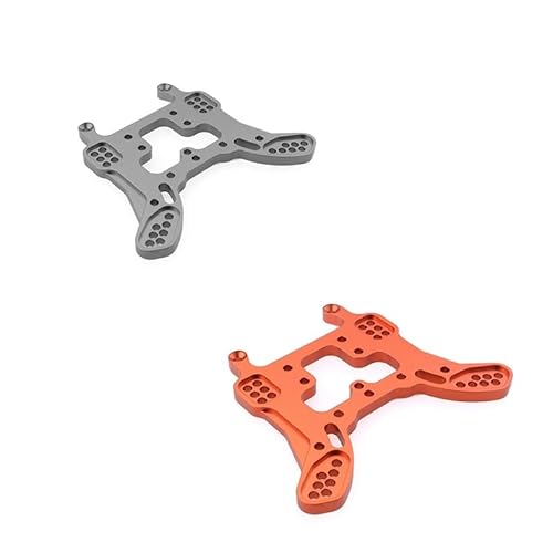 KUENCE Metall -Heck -Stoßstockturm 8219 for 1/8 Zd Rennen 08421 08425 08427 08428 9020 9072 9116 9203 Rc Auto -Upgrade -Teile(Orange) von KUENCE