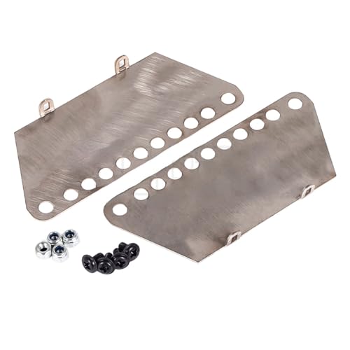 KUENCE Metall Pedal Seite Platte Slider for 1/12 RC Auto MN D90 D91 D99S MN99S Zubehör Upgrade Teile von KUENCE