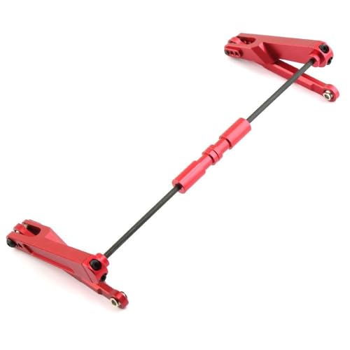 KUENCE Metall-Stabilisator-Set hinten for Axial RBX10 Ryft 1/10 RC Crawler Car, Upgrade-Teile-Zubehör(Rood) von KUENCE