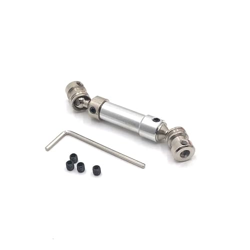 KUENCE Metall Upgrade Hintere Antriebswelle for WLtoys 12427 12429 12428 12423 FY01 FY02 FY03 RC Auto Teile(Silver) von KUENCE