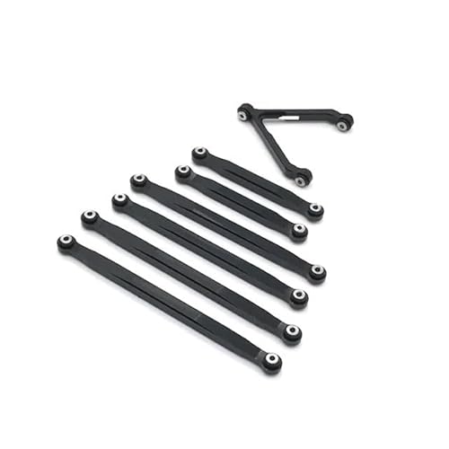 KUENCE Metall-Upgrade-Modifikation Pleuel SCX24 90081 4WD Autoteile(Zwart) von KUENCE