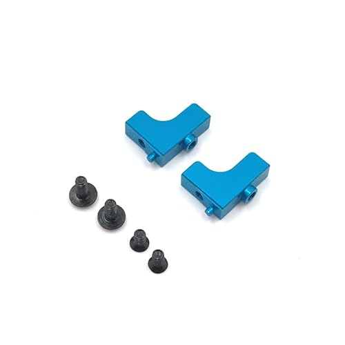 KUENCE Metall-Upgrade-Servohalterung for WLtoys 144010 144001 144002 124016 124017 124018 124019 RC-Autoteile(Sky Blue) von KUENCE