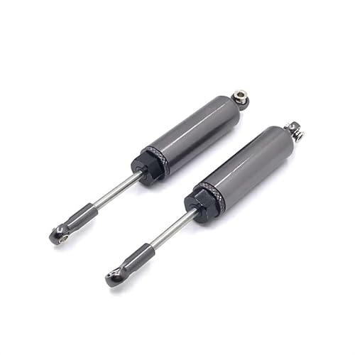 KUENCE Metall-Upgrade hydraulischer hinterer Stoßdämpfer for WLtoys 1/12 12427 12428-AB 12429 12423 FY01 FY02 FY03 RC Autoteile(Dark Grey) von KUENCE