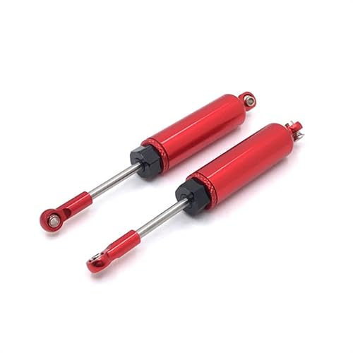 KUENCE Metall-Upgrade hydraulischer hinterer Stoßdämpfer for WLtoys 1/12 12427 12428-AB 12429 12423 FY01 FY02 FY03 RC Autoteile(Rood) von KUENCE