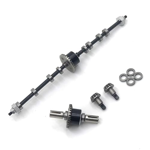KUENCE Metall-Upgrade vorne und hinten Differentialbaugruppe for WLtoys 12428 12423 12427 12428-A 12428-B 12428-C Feiyue 1/12 RC Autoteile von KUENCE