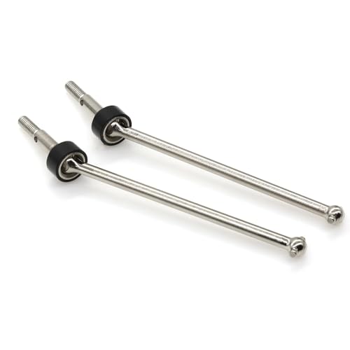 KUENCE Metall vorne und hinten Universal Antriebswelle CVD for Wltoys 104001 1/10 RC Auto Upgrade Teile Ersatz Zubehör(Zwart) von KUENCE