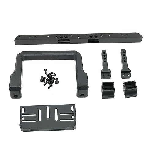 KUENCE Metalllegierung Vorder-/Heckstoßstange TRX-4 TRX4 1/10 Auto-LKW-Modell-Upgrade-Teile(Front Bumper) von KUENCE