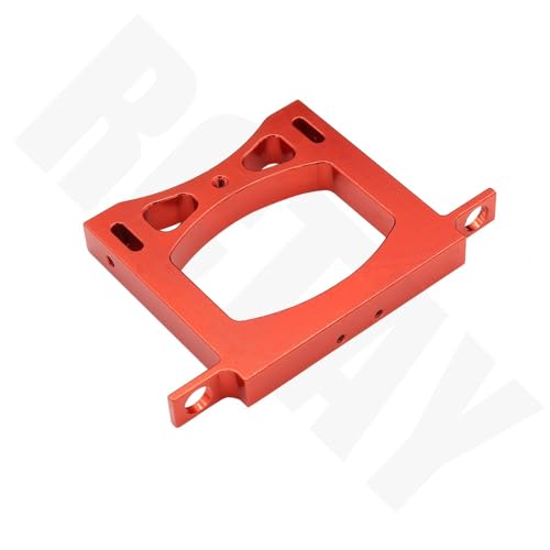 KUENCE RC Truck Car Upgrade Teile Metall Heckstoßstange Zubehör for for WPL C14 C24 B16 B36 B14 B24 FY004(Rood) von KUENCE
