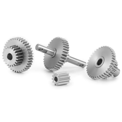 KUENCE Stainless Steel Overdrive/Stock/Underdrive Gear Pinion 1/18 RC Car Upgrade Parts(Overdrive) von KUENCE