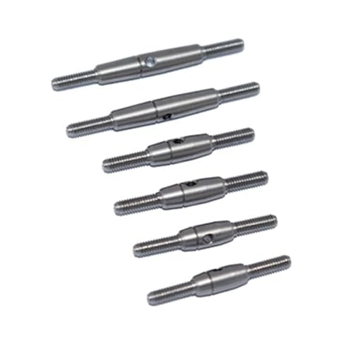 KUENCE Stainless Steel Pull Rod Tie Rod 1/18 2.0 2WD Car Upgrades Parts von KUENCE