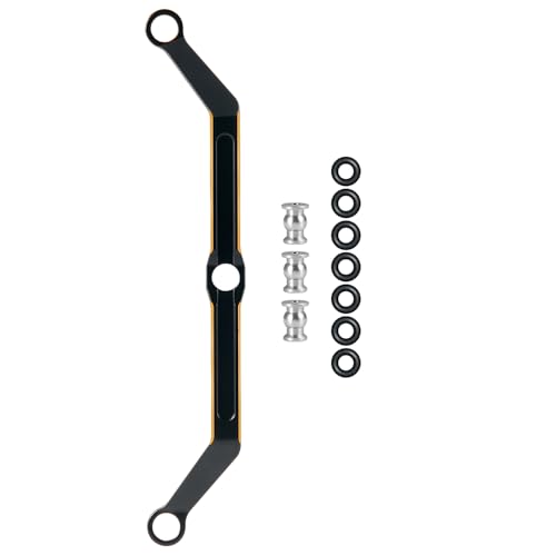 KUENCE TRX4M Black Coating Brass Steering Linkage Link Rod TRX-4M 1/18 RC Crawler Car Model Upgrade Parts von KUENCE