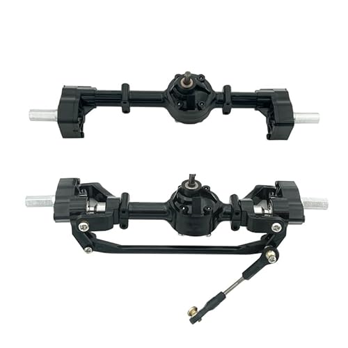 KUENCE Vorder- und hintere Portalachselbaugruppe mit Antriebswelle for for WPL C14 C24 C24-1 C34 C44 B14 B24 1/16 RC Auto -Upgrade -Teile(B) von KUENCE