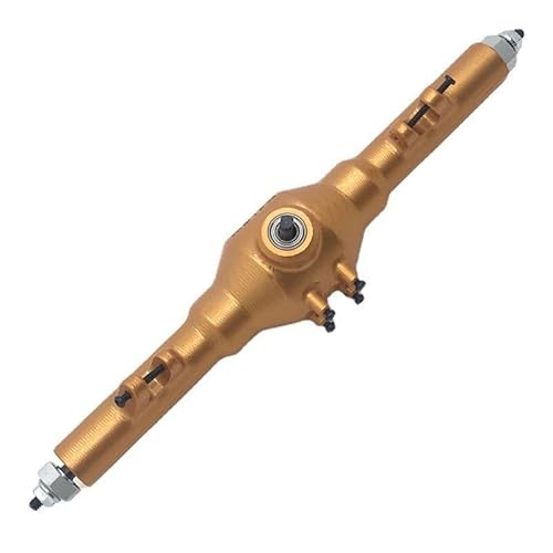 KUENCE for Wltoys 12428 Metall Komplette Hinterachse mit Differential for Wltoys 12428 12423 12427 Feiyue FY03 1/12 RC Auto Upgrades Teile(Yellow) von KUENCE