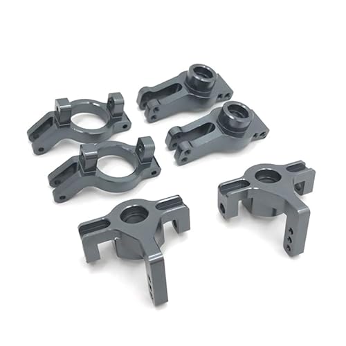 KUENCE for for wltoys 104009 1/12 Fernbedienungsauto 12401 02 03 04 09 Serie Rc Auto -Metall -Upgrade -Teile(Gray) von KUENCE