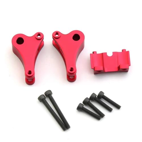 Metall Achsträger Knuckle Arm Suspension Arm Skidplate Welle for 1/16 Traxxas Slash Summit E-Revo OP Upgrade Teile Zubehör(Front Rock Arm) von KUENCE