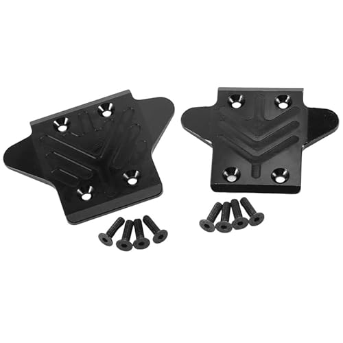 Metall Front- und Heckchassis Schutzabdeckung Unterfahrschutz Set for ARRMA 1/8 KRATON 6S RC Car Upgrades Teile(Zwart) von KUENCE