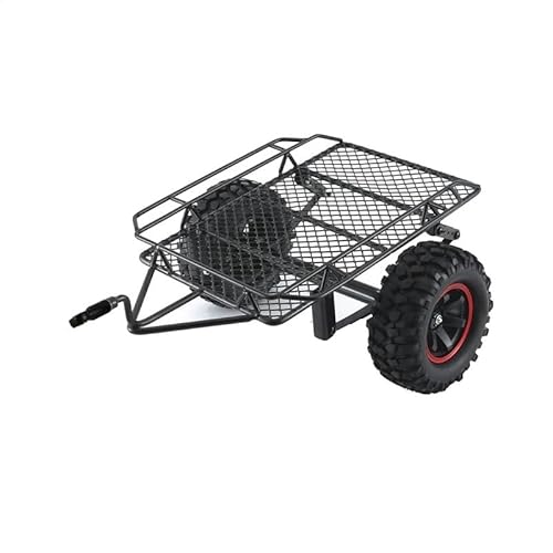 Metallanhänger Autofrachtträger for 1/10 RC Rock Crawler for TRAXXAS TRX4 for Axial SCX10 RC4WD D90 CC01 Redcat von KUENCE