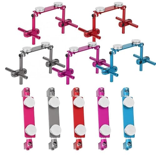 NEW1Set Alloy Magnetic Stealth Invisible Body Post Mount for 1:10 RC Modelle Auto Drift HSP d90 Sakura Himoto Redcat Exceed Racing(Purple) von KUENCE