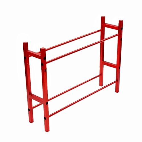 Neu Maßstab 1:10 1,9 2,2 Felgenreifen Lagerregal for RC Crawler for TRAXXAS TRX-4 for Axial SCX10 D90 D110 TF2 RC Auto(Rood) von KUENCE