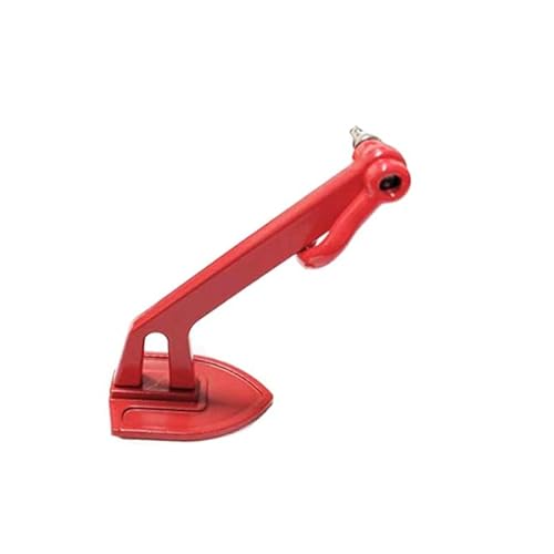RC Auto Schwere Winde Anker Erde Anker Dekor Werkzeuge mit Haken for 1/10 Axial SCX10 D90 TRX4 Tamiya CC01 RC Zubehör(Rood) von KUENCE