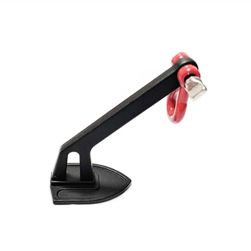 RC Auto Schwere Winde Anker Erde Anker Dekor Werkzeuge mit Haken for 1/10 Axial SCX10 D90 TRX4 Tamiya CC01 RC Zubehör(Zwart) von KUENCE