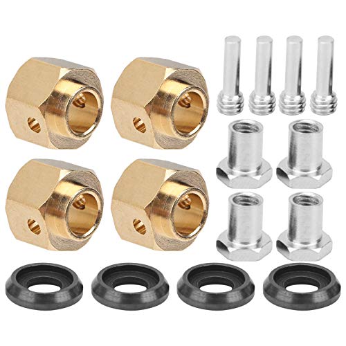 KUIDAMOS erhöht das Gewicht des Fahrzeugs, 4 Stück, Kombination aus Messing, RC, hochwertig, aus Messing, langlebig, für 1/10, Modell RC Auto mit 3 verschiedenen Größen (8 mm) von KUIDAMOS