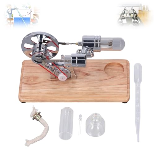 Stirlingmotor-Modell, Lernspielzeug, geräuscharm, geringe Umweltverschmutzung, flüssiger Betrieb, physikalisches wissenschaftliches Stirling-Modell Stirlingmotor-Modell, Lernspielzeug, geräuscharm, geringe Umweltverschmutzung, flüssiger Betrieb, physikalisches wissenschaftliches Stirling-Modell von KUIDAMOS
