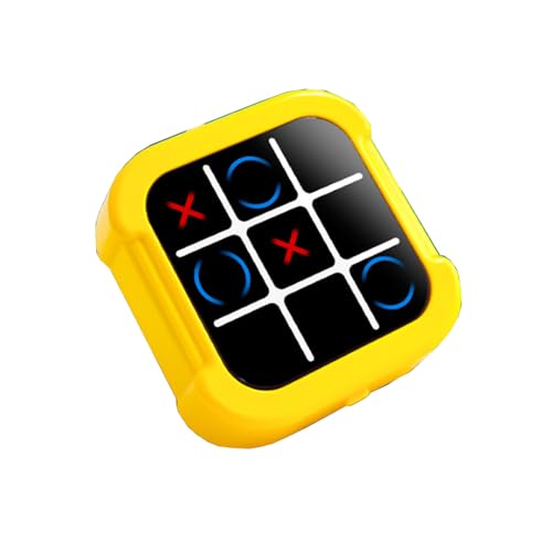 Toe Bolt Game 9 x 9 x 2.8 cm, Tic Tac Toe elektronisch, Promote Thinking Quick Response Memory Electronic Portable 3-in-1 Handheld Game Console von KUKUPOW