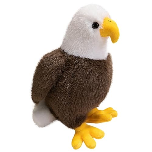 Adler Plüschtier, Weicher Kuscheltier Weißkopfseeadler Stofftier Lebensechte Vogel Plüsch Spielzeug Geschenke Für Die Heimdekoration(25cm/9.8in) von KUKUShining