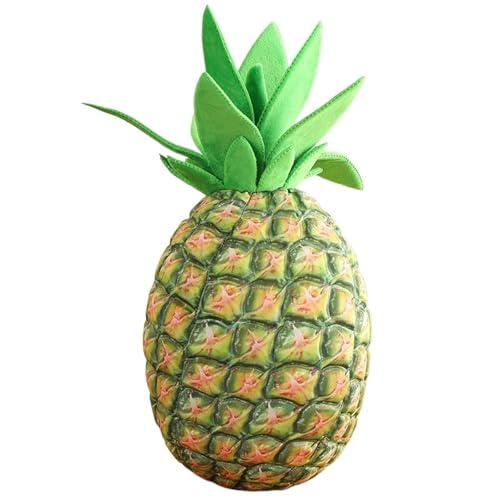 Ananas Plüschtier, Weiches Plüsch Kissen Gefülltes Kuscheliges Ananas Kuscheltier Heimdekoration Geschenk Für Halloween Geburtstag(Green) von KUKUShining