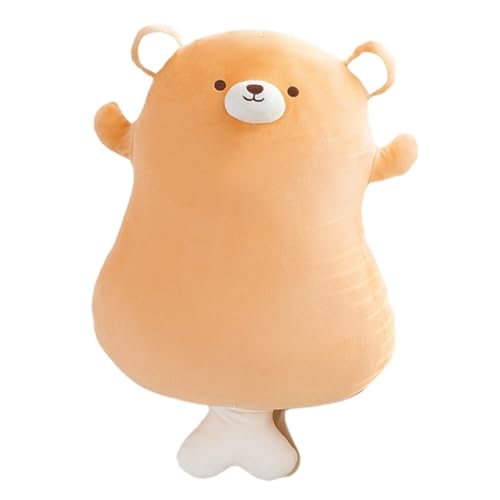 Bär Plüschkissen, Mollige Kawaii Kuscheltier Katzenpuppen Süßes Weiches Umarmungsplüschtier for Kinderfreunde Weihnachten(Bear,65cm/25.6in) von KUKUShining