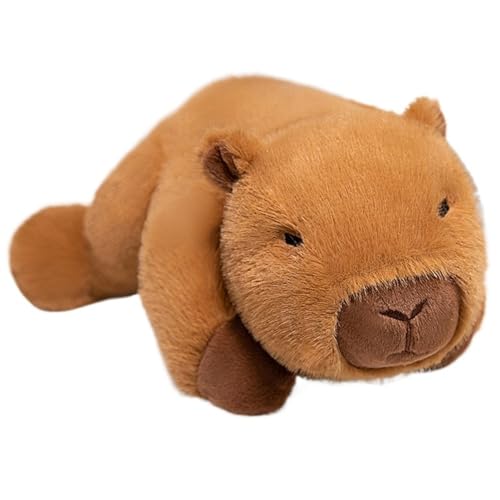 Capybara Kuscheltier, Süße Stofftier Flauschiges Meerschweinchen Plüschtier Superweiches Plüsch Spielzeug Geschenk Zum Kuscheln Für Kinder(18cm/7.09in) von KUKUShining