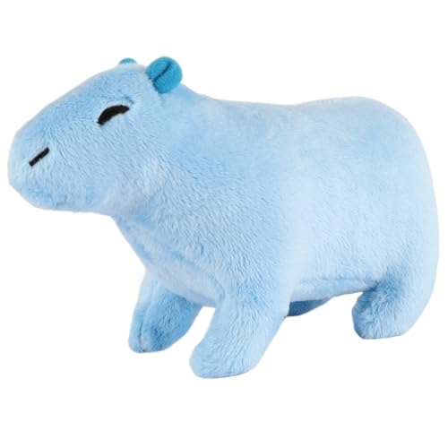 Capybara Plüsch, Süße Kuscheltier Simulation Meerschweinchen Stofftier Realistische Plüschtiere Spielzeug Heimdekoration for Kinder(Blue,30cm/11.8in) von KUKUShining