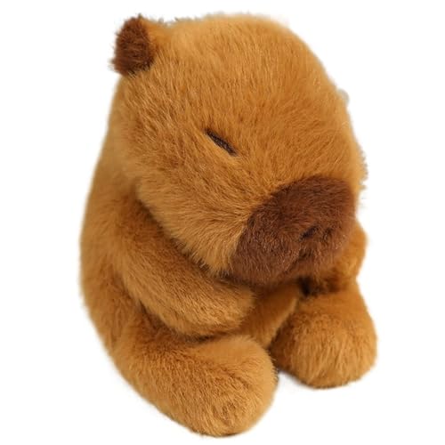 Capybara Plüschtier, Kuscheliges Stofftier Capybara Puppe Flauschiges Haustier Plüschtier Geburtstagsgeschenk Für Die Heimdekoration Capybara Plüschtier, Kuscheliges Stofftier Capybara Puppe Flauschiges Haustier Plüschtier Geburtstagsgeschenk Für Die Heimdekoration von KUKUShining