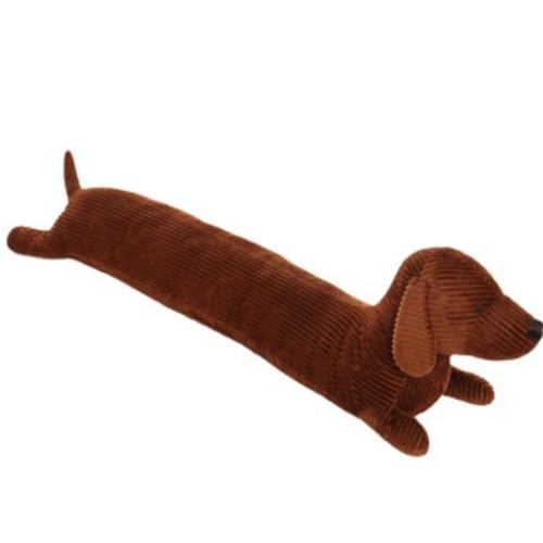 Dackel Hunde Plüschkissen, Langes Süßes Kuscheltier Überwurfkissen Hunde Plüschtier for Sofastuhl Heimdekoration(70cm/27.6in) von KUKUShining