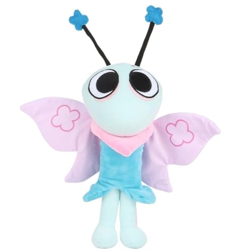 Dandy's World Plush, Poppy Stofftier Puppe Süßes Weiches Plüsch Spielzeug Weihnachts Halloween Geburtstagsgeschenk for Kinder(Pink Wing) von KUKUShining