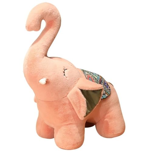 Elefanten Kuscheltier, Plüschtiere Weiche Kuschelige Stofftier Puppe Langnasige Herzförmige Elefanten Plüsch Spielzeug Für Kinder(Pink) von KUKUShining