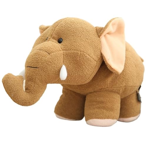 Elefanten Plüsch, Weiche Kuscheltier Stofftier Puppe Plüschtier Spielzeug Umarmungskissen Spielgefährten Für Die Inneneinrichtung(Brown,20cm/7.8in) von KUKUShining