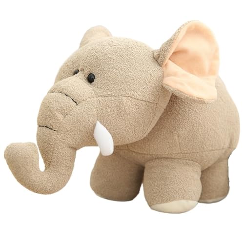 Elefanten Plüsch, Weiche Kuscheltier Stofftier Puppe Plüschtier Spielzeug Umarmungskissen Spielgefährten Für Die Inneneinrichtung(Gray,20cm/7.8in) von KUKUShining