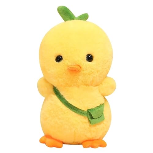 Enten Plüschtier, Süße Cartoon Kuscheltiere Puppen Weiches Umarmendes Plüschtier for Geschenke Kindergeburtstagskissen(Yellow) von KUKUShining
