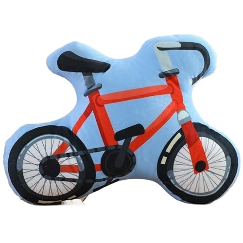 Fahrrad Plüschtier, Süßes Fahrzeugspielzeug Weiches Autokissen Kreativ Geformte Plüschtiere for Kleinkinder for Lernen Und Spielen Fahrrad Plüschtier, Süßes Fahrzeugspielzeug Weiches Autokissen Kreativ Geformte Plüschtiere for Kleinkinder for Lernen Und Spielen von KUKUShining