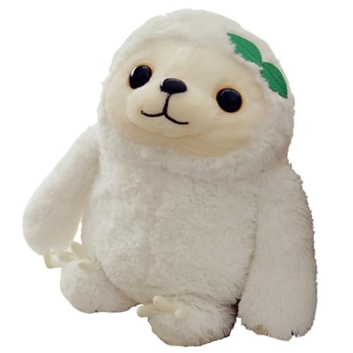Faultier Kuscheltier, Kuschelige Plüschtier Faultiere Stofftier Puppe Kawaii Weiches Plüschkissen Geschenke Für Kinder Freundinnen(White,50cm/19.7in) von KUKUShining