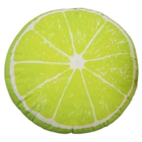Frucht Kuscheltier, Weich Stofftier Wassermelonen Kuschelkissen Zitronen Kiwi Plüschtier Spielzeug Dekoratives Kissen Sitzpolster(Cyan,45cm/17.7in) von KUKUShining