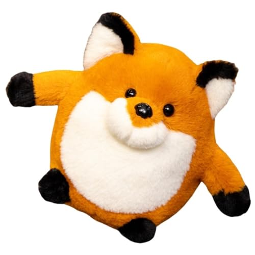 Fuchs Plüschtier, Weiches Kuscheltier Stofftier Kuschelig Körperkissen Spielgefährte Für Kinder Plüsch Spielzeug Zum Kuscheln Umarmen(38cm/14.9in) von KUKUShining
