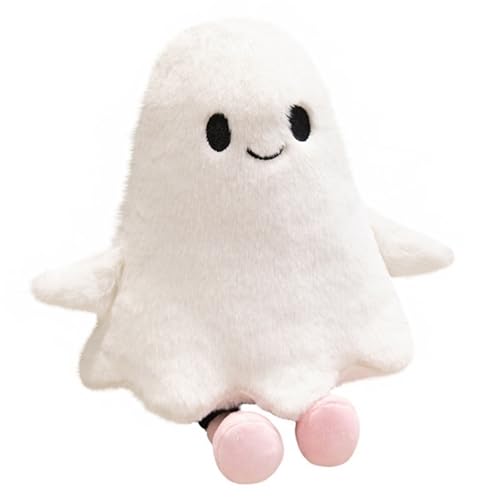 Geister Plüschtier, Süßes Stofftier Weiche Puppe Kuscheliges Plüschtier for Geburtstagskissen Halloween Sofa Kinder von KUKUShining