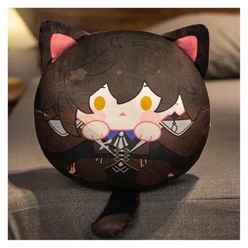 KUKUShining Genshin Plüsch, Zhong Li (Genshin Impact) Anime Figur Schlüsselanhänger Puppe, Weicher Impact Entzückendes Plüsch Wurfkissen, Gaming Plush Toy von KUKUShining