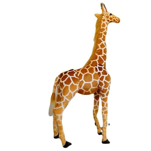 Giraffe Kuscheltier, Kuschelige Stofftiere Puppe Kinder Weiche Giraffen Plüschtier Kuschelige Spielgefährten Plüschspielzeug(80cm/31.5in) von KUKUShining